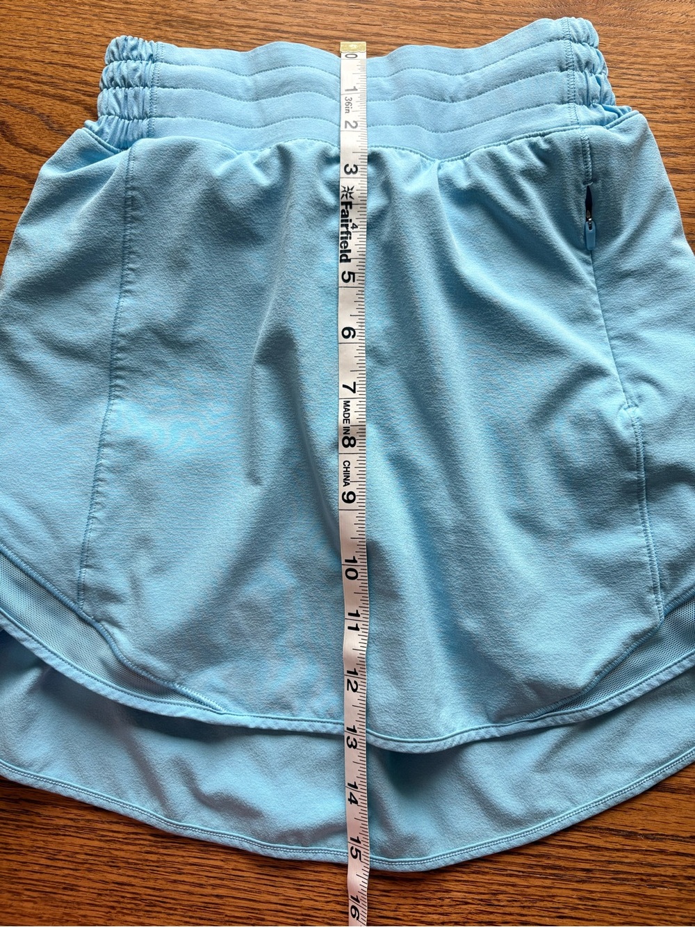 Lululemon Light Blue Women's Hotty Hot skort- size 0 - Picture 16 of 16